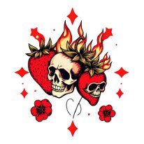 Erdbeer Skull zurück zur Auswahl 👈👉 zum Shop