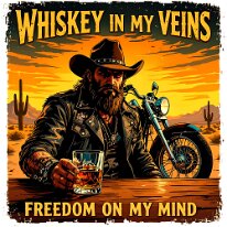 Whiskey in my Vens, Freedom on my Mind zurück zur Auswahl 👈👉 zum Shop