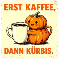 Erst Kaffee dann Kürbis zurück zur Auswahl 👈👉 zum Shop