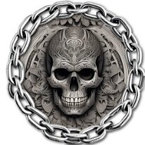Skull in Chain Winghead zurück zur Auswahl 👈👉 zum Shop
