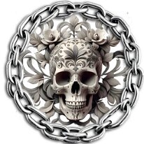 Skull in Chain Flower zurück zur Auswahl 👈👉 zum Shop